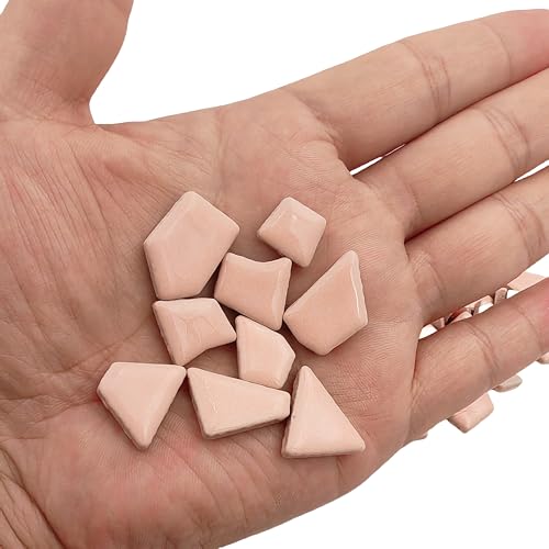 1.1LB Irregular Ceramics Mosaic Tiles (160 Count)