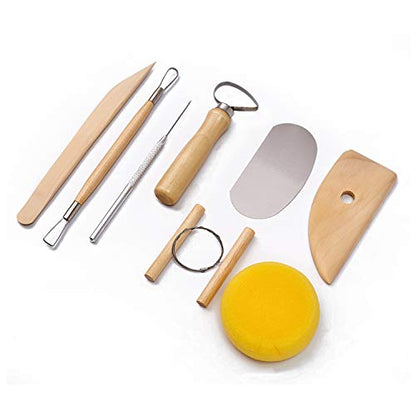 8 Pcs Pottery & Clay Sculpting Tools