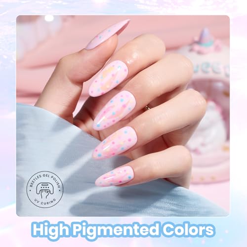 Beetles 20 Colors Gel Nail Polish Set with Base Glossy and Matte Top Coat