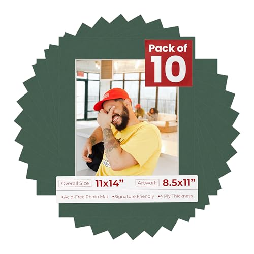 11x14 Mat for 8.5x11 Photo (10 Count)