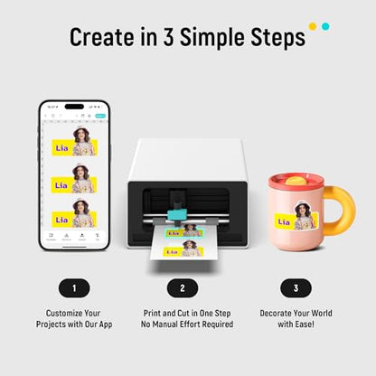 PixCut S1 Color Sticker Printer & Cutting Machine