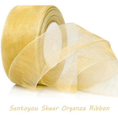 Gold Ribbon for Gift Wrapping (150 Foot)