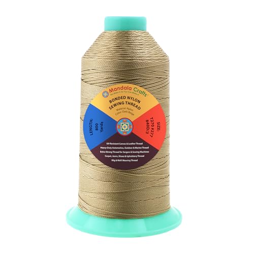 Size 277 840D T270 Dark Beige Bonded Nylon Thread