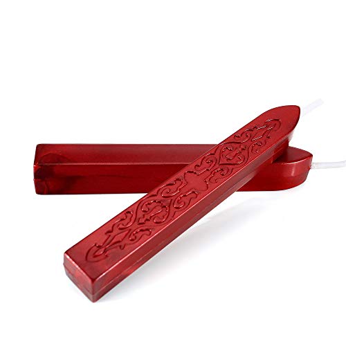 12Pcs Sealing Wax Sticks with Wicks for Wax Seal Stamp (12 Count)