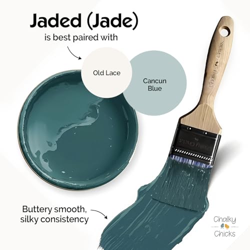 Jaded 4 Fl Oz Chalk Paint for Furniture No Sanding All in One