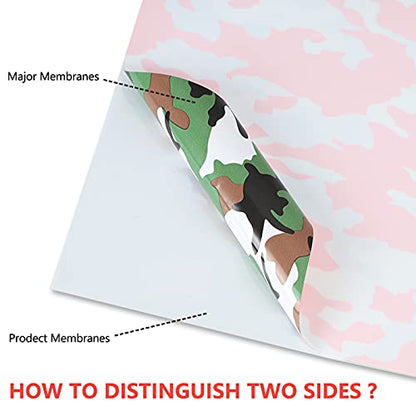 Heat Transfer Vinyl Camouflage Green HTV Rolls (8 Foot)