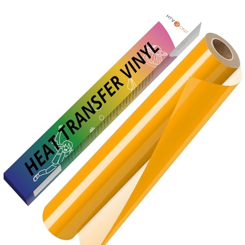 Dark Yellow HTV Vinyl Roll (10 Foot)