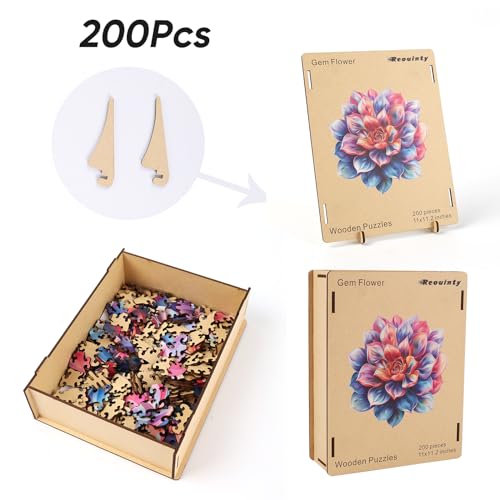 Wooden Puzzles for Adult (200 Count)