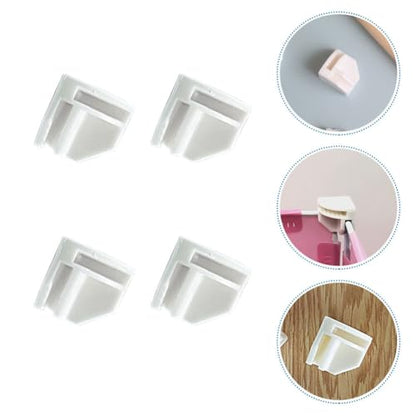 Right Angle Snap Buckles 50 Pack Plastic Cube Storage Connectors for Wire Cube Organizer Modular Closet Shelf Fixing Accessories 0.94 Inch