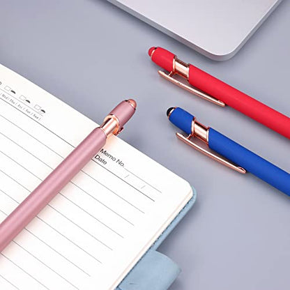 12 PCS 2 in 1 Stylus Ballpoint Pen with Stylus Tip