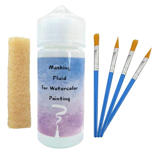 100ml Blue Watercolor Masking Fluid