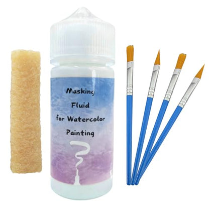 100ml Blue Watercolor Masking Fluid