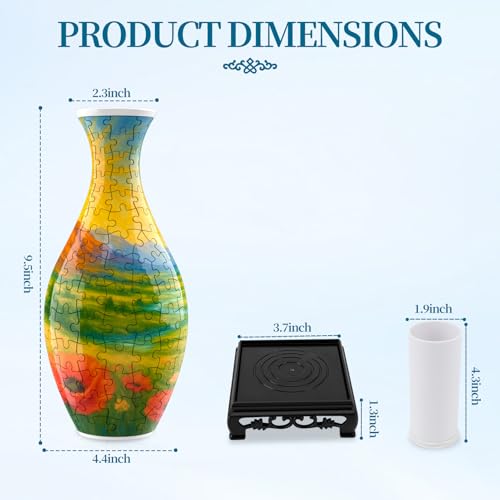 3D Puzzles Vase for Adults (160 Count)