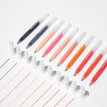 ROSYMENG 10 Colors Acrylic Gel Pens Set (10 Count)