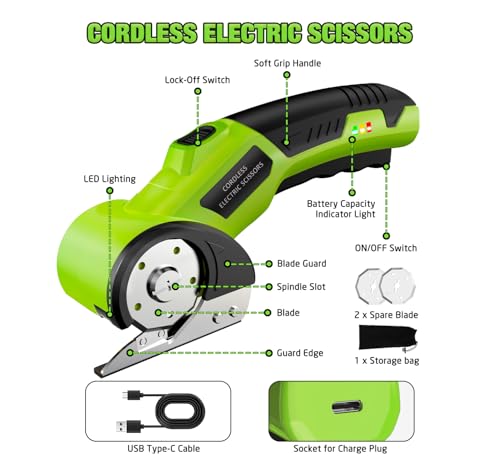 Cordless Electric Scissors