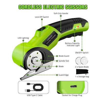 Cordless Electric Scissors