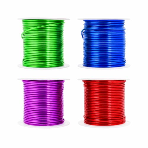 18 Gauge Rainbow Anodized Aluminum Craft Wire (400 Foot)