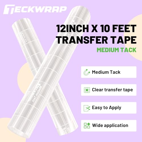 Clear Transfer Tape for Vinyl (10 Foot)