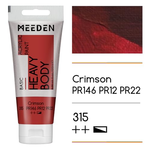 Acrylic Paint Crimson (6.76 Fl Oz)