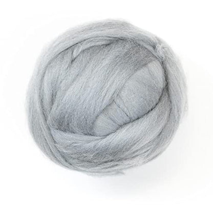 Colored Natural Wool roving (8 Ounce)