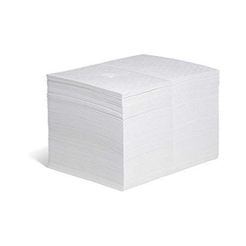 Oil Mat - Oil-Only Absorbent - 100 Pads per Bag - 15" x 20" - Absorbs Up to 28 Ounces - MAT403 (100 Count)