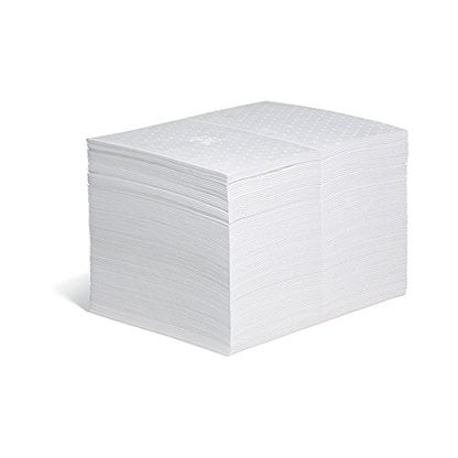 Oil Mat - Oil-Only Absorbent - 100 Pads per Bag - 15" x 20" - Absorbs Up to 28 Ounces - MAT403 (100 Count)