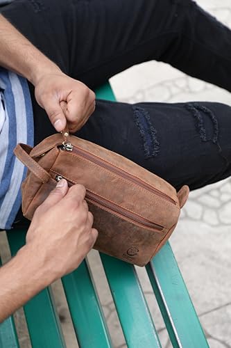 Leather Toiletry Bag