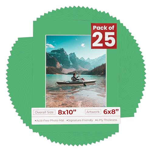 6x8 Mat for 8x10 Frame (25 Count)