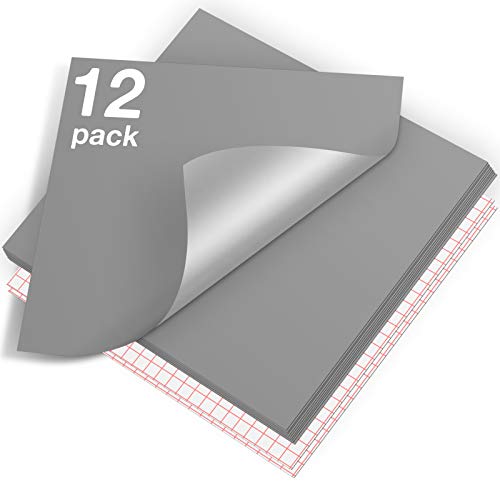 Glossy Sliver Permanent Vinyl 12 Pack 12x12 Compatible with Cricut