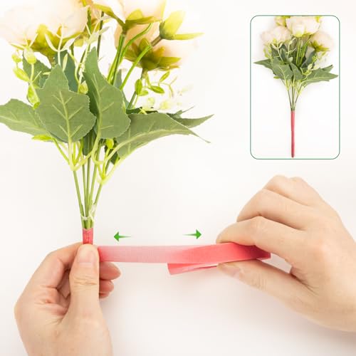 12 Rolls 1 2 Inch 30 Yard Floral Tapes for Bouquet Stem Wrapping