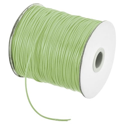 Waxed Cord 1.5mm Waxed Polyester Cord 175 Yard Wax String for Bracelet Making