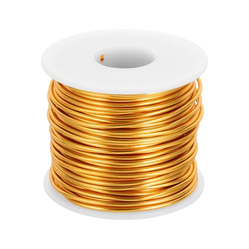 12 Gauge Anodized Aluminum Craft Wire Bendable Bonsai Training Wire 98 Feet 2mm for Sculpting Crafts Wreath Floral Beading Jewelry Making
