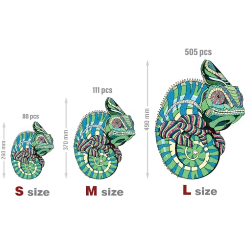 Chameleon Wooden Jigsaw Puzzle
