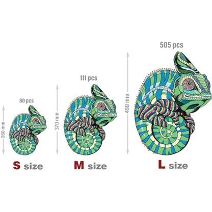Chameleon Wooden Jigsaw Puzzle