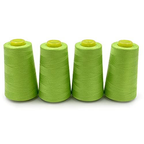 4 Cones of 3000 Yards Each Spool Thread for All Purpose (36000 Foot)