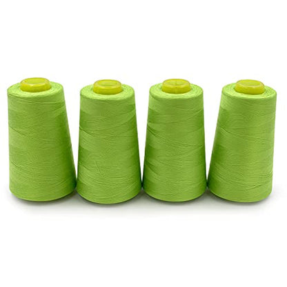 4 Cones of 3000 Yards Each Spool Thread for All Purpose (36000 Foot)
