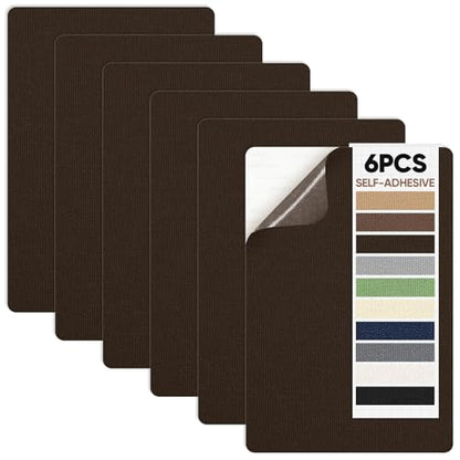 Canvas Patch 5.5 x 8 Inches 6Pcs Self (6 Count)