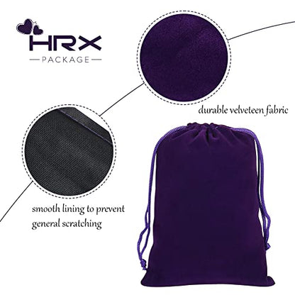 20pcs Velvet Bags 5x7 in for Jewelry Gift Packaging (20 Count)