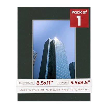 5.5x8.5 Mat for 8.5x11 Frame