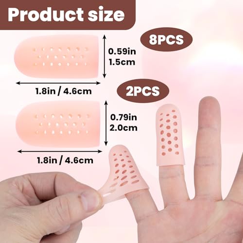 10pcs Gel Finger Cots (10 Count)