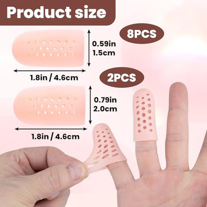 10pcs Gel Finger Cots (10 Count)