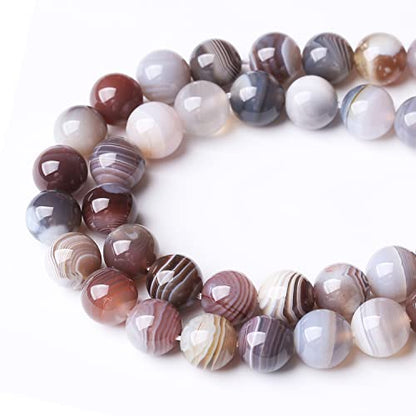 60PCS 6MM Red Coffee Agate Beads