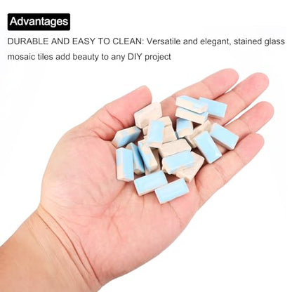 200g Ceramic Mosaic Tiles for Crafts Bulk