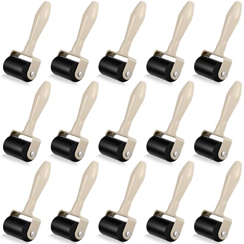 15 Pack Rubber Brayer Rollers
