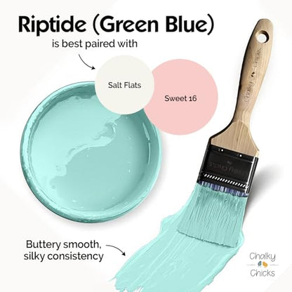Riptide 32 Fl Oz Chalk Paint for Furniture All in One