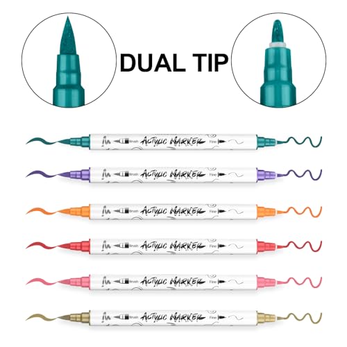 24 Colors Fine and Brush Dual (24 Count)
