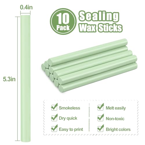 Glue Gun Sealing Wax Sticks for Wax Seal Stamp (10 Count)