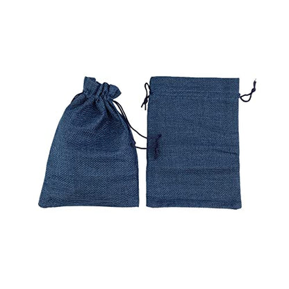 Pack of 25 Burlap Gift Bags with Drawstring Linen Jewelry Pouches Wedding Hessian Jute Bags for Birthday and Treat Pouches Party Wedding Favors Gift