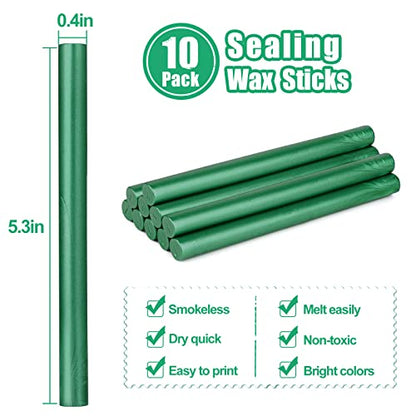 Glue Gun Sealing Wax Sticks for Wax Seal Stamp (10 Count)