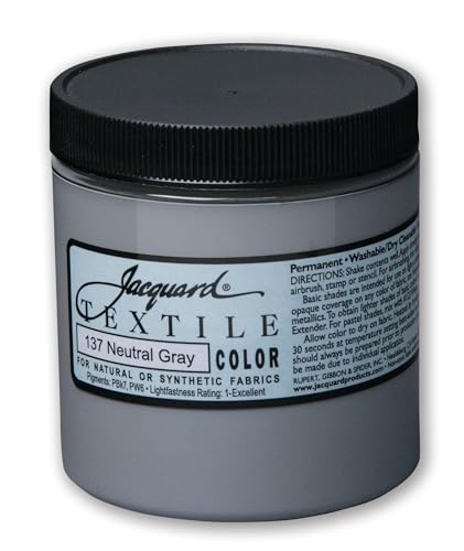 Textile Color Paint NEUT Grey (8 Ounce)